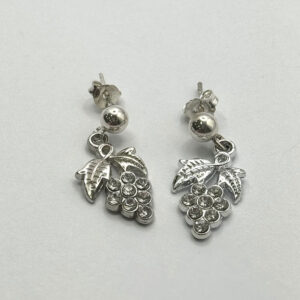 Pendientes Uva Platino