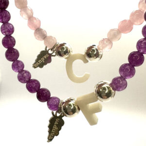 Pulsera Piedritas Inicial